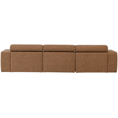 Novi chaise longue bank links oranje melange