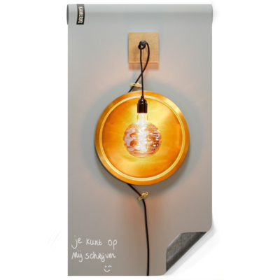Magneetbehang luxe - krijtbord groengrijs