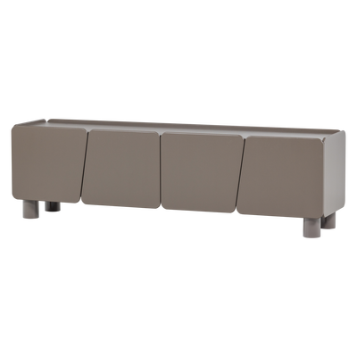Root tv meubel 200 cm grenen truffel bruin [fsc]