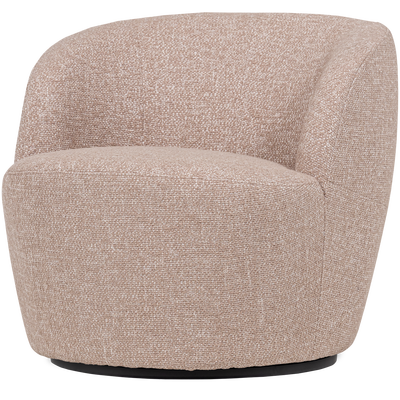 Serra draaifauteuil naturel melange