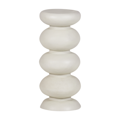 Brilo bijzettafel metaal creme
