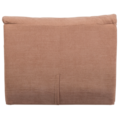 Baggy 1-zits element geweven chenille oudroze