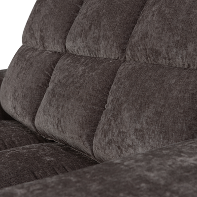 Second date loveseat velvet warmgrijs