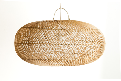 Hanglamp Ubud natural rotan