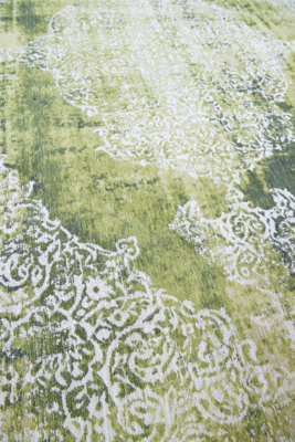 Ecorugs vloerkleed Kirman groen