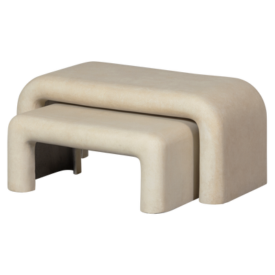 Stani salontafels betonlook naturel - set van 2