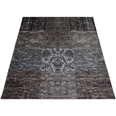 Vloerkleed Lemon antraciet 200x290 cm