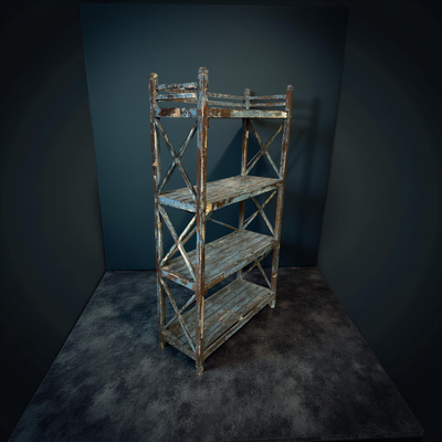 Rek blauw groot uniek