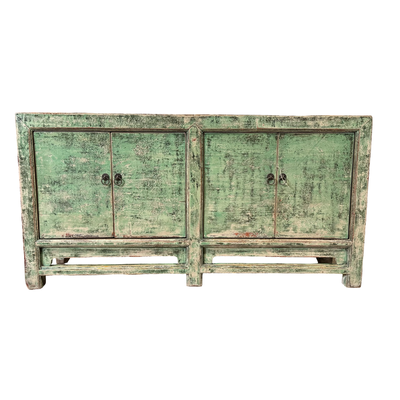 Dressoir 4deur groen uniek