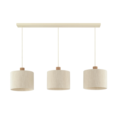 Arjan Hanglamp 3-lichts balk Beige