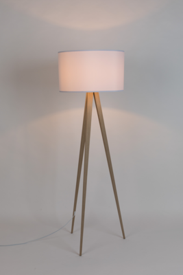 Zuiver Tripod Wood Vloerlamp