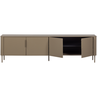 Gunnar tv meubel 200 cm grenen matzwart [fsc]