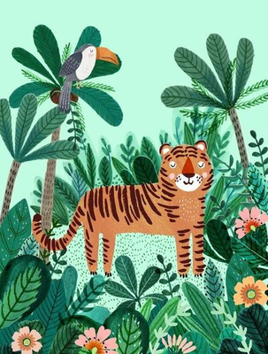 Kinderkamer poster Jungle