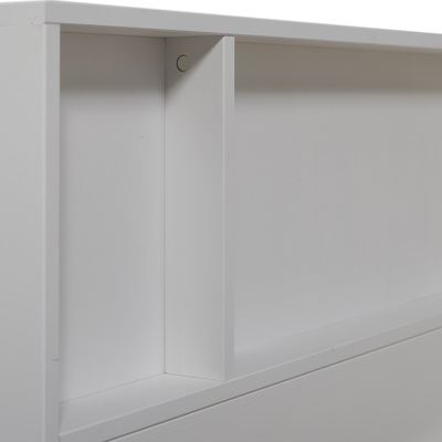 Carter hoekbed links/rechts grenen wit [fsc]