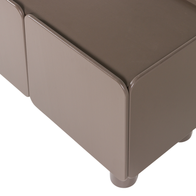 Root tv meubel 200 cm grenen truffel bruin [fsc]