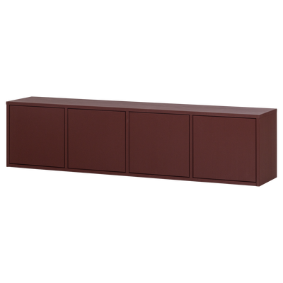 Merel tv meubel grenen bordeauxrood [fsc]