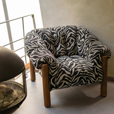 Fauteuil James zebra
