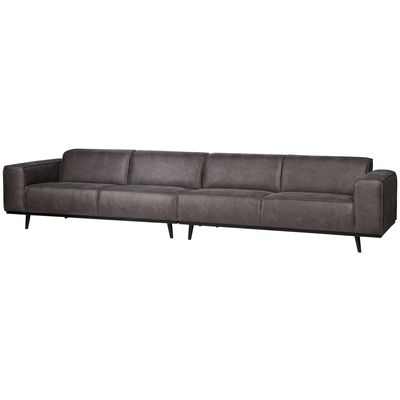 Statement xl 4-zits bank 372 cm lichtbruin melange