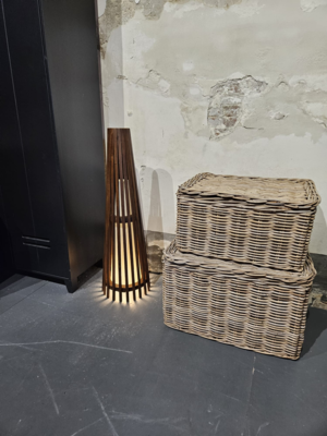 Interieurdirekt Vloerlamp Anto Teakhout 90cm