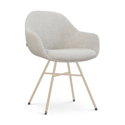 Eetkamerstoel Noa-Mae beige onderstel