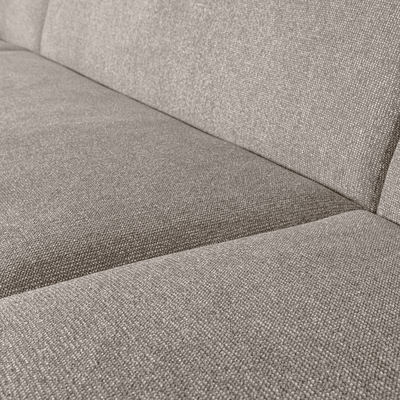 Sloping u-vorm bank off white melange