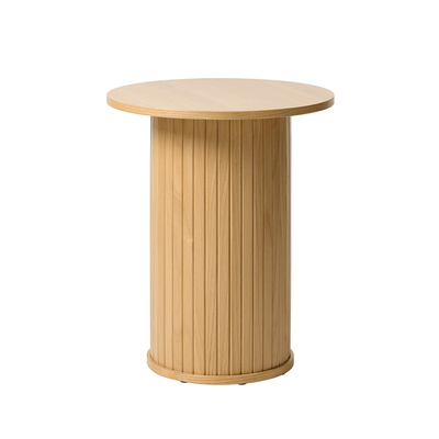 Houten bijzettafel Lenn naturel - Ø50 cm