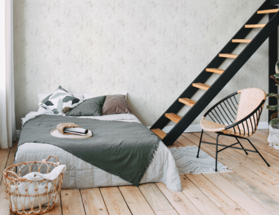 Behang - Ruig betonlook
