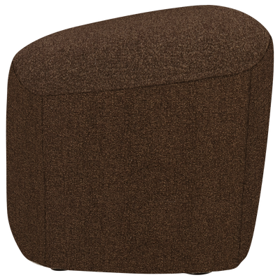 Lofty hocker boucle staalgrijs