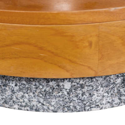 Monica tuin parasolvoet hout naturel 37xo49cm [fsc]