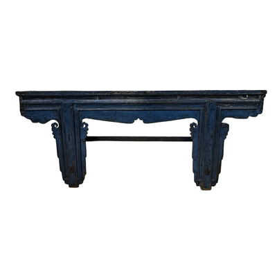 Wandtafel blauw uniek lak