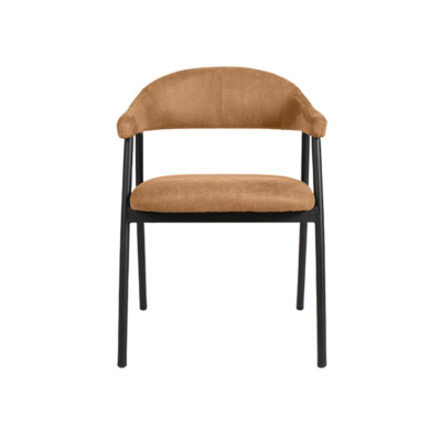 Eetkamerstoel Allure Macy-micro suède-set van 2