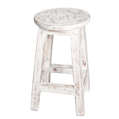 Krukje mandala white wash