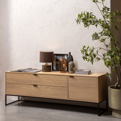 Silas tv meubel 180 cm eiken decor [fsc]