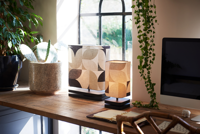 Tafellamp Pizzo medium zwart