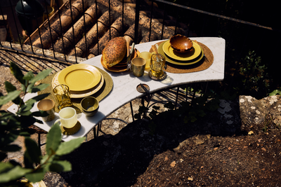 HKliving Servies Farmhouse Ceramics Diner bord - set van 2