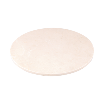 Marmer dienblad rond - beige