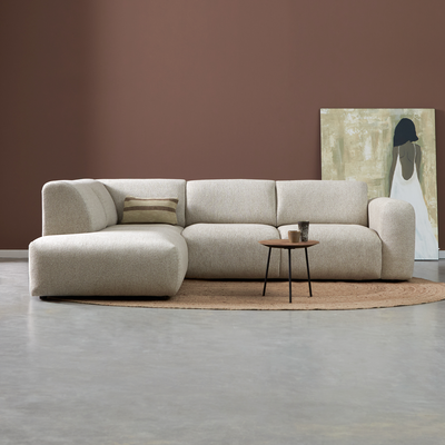 Riva Hoekbank Beige, Ottoman