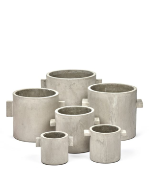 Serax plantenpot Concrete naturel - rond