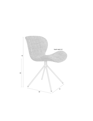 Zuiver stoel OMG (set van 2)