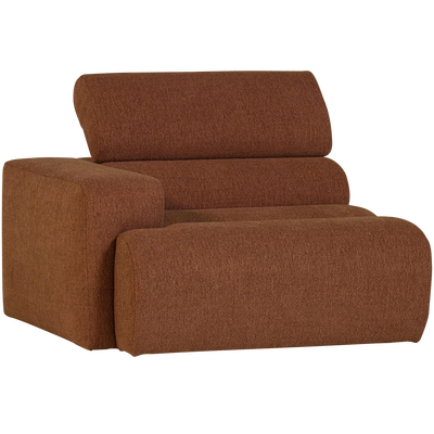 Novi 1-zits element arm links boucle karamelbruin