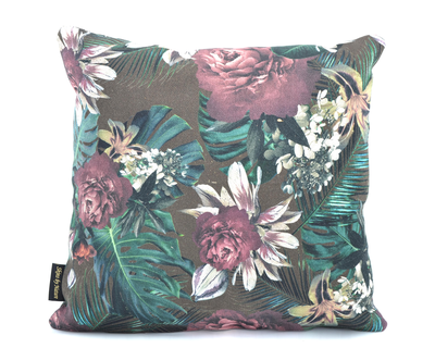 Kussen linnenlook Flower Leaves