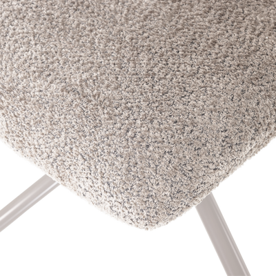 Soren verstelbare draaifauteuil wollig grijs