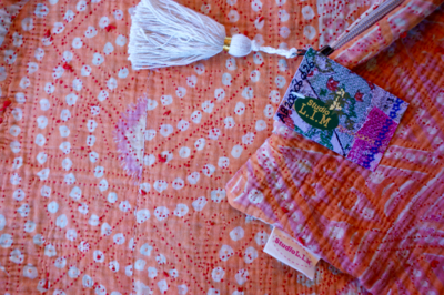 Kussen Kantha vintage 40x60 cm
