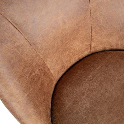 Vogue eetkamerstoel structure velvet brass