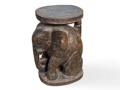 Kruk/bijzettafel olifant uniek