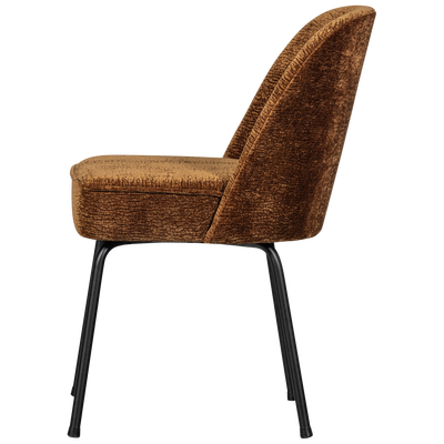 Vogue eetkamerstoel structure velvet brass