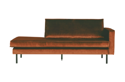 Rodeo daybed velvet roest