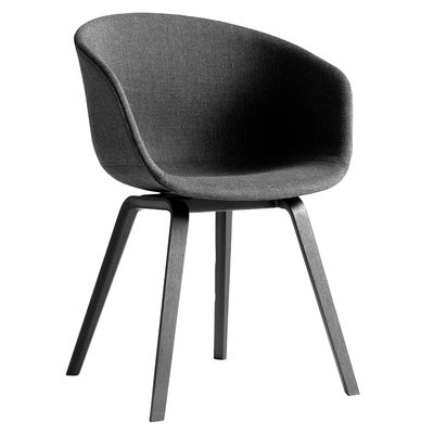 HAY stoel AAC23 - zwart gelakt frame