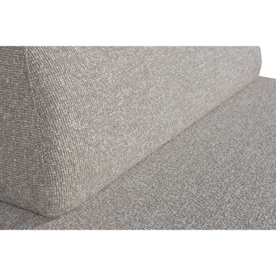 Sterck fauteuil met verplaatsbare rugleuning boucle naturel