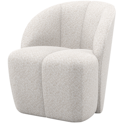 Mojo draaifauteuil boucle ecru melange